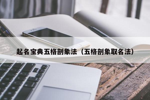 起名宝典五格剖象法(五格剖象取名法)