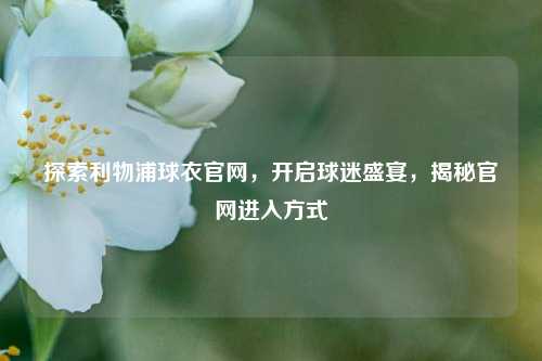 探索利物浦球衣官网,开启球迷盛宴,揭秘官网进入方式