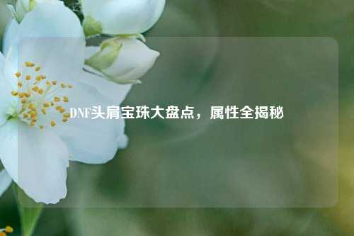 DNF头肩宝珠大盘点,属性全揭秘